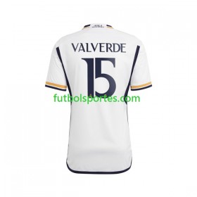 Camiseta Real Madrid Federico Valverde 15 Primera Equipación 2023/2024